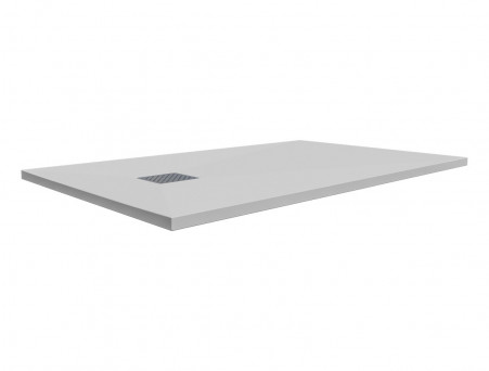 Душевой Поддон «Taliente» Низкий, Прямоугольный, Литьевой Мрамор, Белый Матовый, 120х80 (PTA-ST-120Wstone)