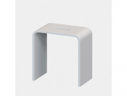 Стул для Душа «Taliente» Sgabello Blanco, Белый, 40х39х25 (TA-STOOL41)