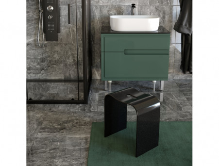 Стул для Душа «Taliente» Sgabello Nero, Чёрный, 41х38х25 (TA-STOOL38)