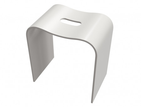 Стул для Душа «Taliente» Sgabello Blanco, Белый, 41х38х25 (TA-STOOL38)