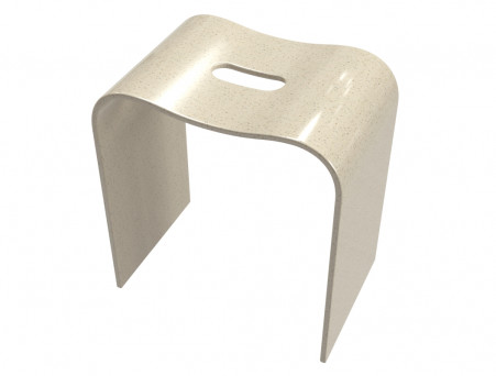 Стул для Душа «Taliente» Sgabello Beige, Бежевый, 41х38х25 (TA-STOOL38)