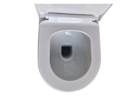 Подвесной Унитаз «Aquatek» Поларис, Безободковый, Сиденье Soft Close, 52x36,5x37, Белый (AQ0700-01)