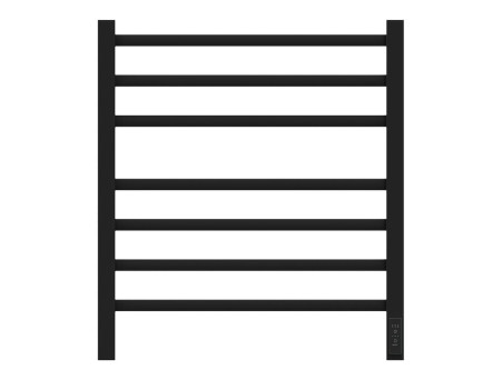 Полотенцесушитель Электрический «Apextermo» Atlas, Лесенка, 50x60см, Черный Матовый (AT00165BM)