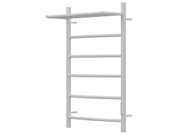 Полотенцесушитель Электрический «Apextermo» Corona, Лесенка, с Полкой, 50x80см, Белый Матовый (CR01185WM)