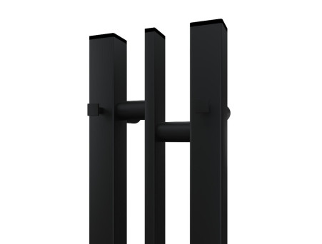 Полотенцесушитель Электрический «Apextermo» Delta, I-образный, 15x80см, Черный Матовый (DL10181BM)