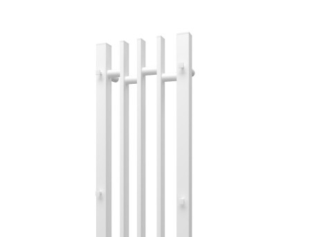 Полотенцесушитель Электрический «Apextermo» Delta, I-образный, 20x80см, Белый Матовый (DL10183WM)