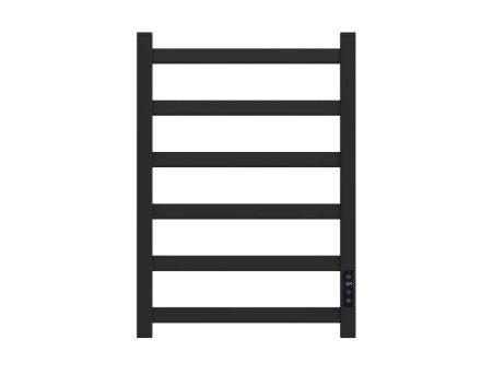 Полотенцесушитель Электрический «Apextermo» Galaxy, Лесенка, 40x60см, Черный Матовый (GL00164BM)