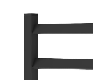 Полотенцесушитель Электрический «Apextermo» Galaxy, Лесенка, 40x100см, Черный Матовый (GL00104BM)