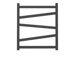 Полотенцесушитель Электрический «Apextermo» Genesis, Лесенка, 50x60см, Черный Матовый (GN00165BM)