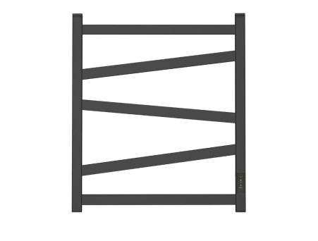 Полотенцесушитель Электрический «Apextermo» Genesis, Лесенка, 50x60см, Черный Матовый (GN00165BM)