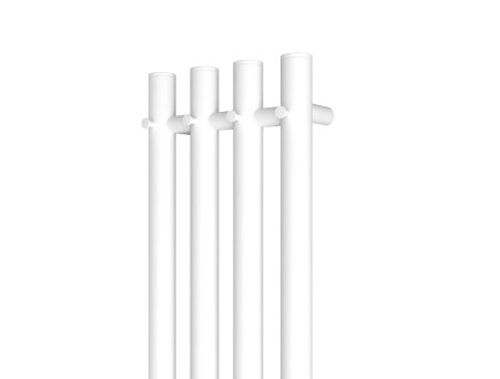 Полотенцесушитель Электрический «Apextermo» Luna, I-образный, 20x110см, Белый Матовый (LN10113WM)