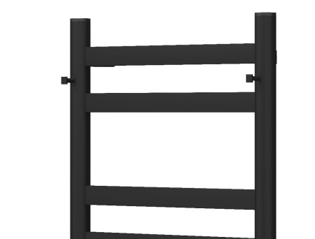 Полотенцесушитель Электрический «Apextermo» Sfera, Лесенка, 40x60см, Черный Матовый (SF10164BM)