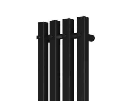 Полотенцесушитель Электрический «Apextermo» Sirius, I-образный, 20x110см, Черный Матовый (SR10113BM)