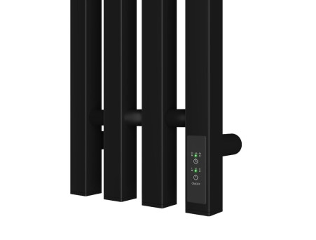 Полотенцесушитель Электрический «Apextermo» Sirius, I-образный, 20x110см, Черный Матовый (SR10113BM)