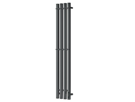 Полотенцесушитель Электрический «Apextermo» Sirius, I-образный, 20x110см, Вороненая Сталь (SR10113GF)