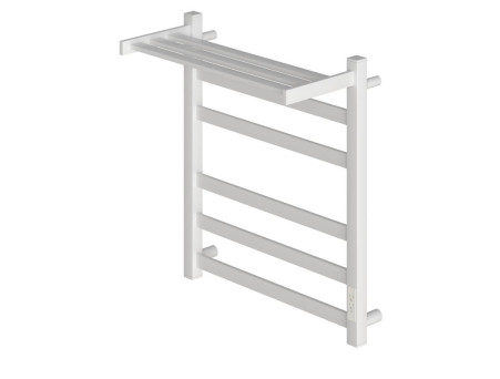 Полотенцесушитель Электрический «Apextermo» Terra, Лесенка, с Полкой, 40x60см, Белый Матовый (TR01164WM)