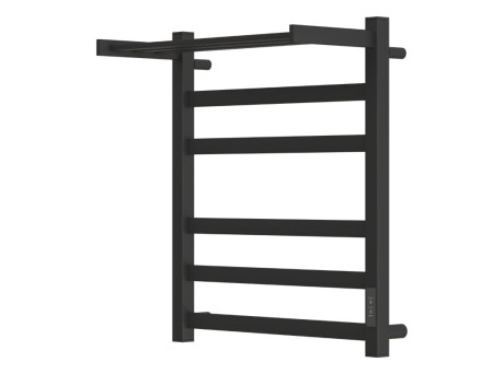 Полотенцесушитель Электрический «Apextermo» Terra, Лесенка, с Полкой, 40x60см, Черный Матовый (TR01164BM)
