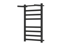 Полотенцесушитель Электрический «Apextermo» Terra, Лесенка, с Полкой, 50x80см, Черный Матовый (TR01185BM)
