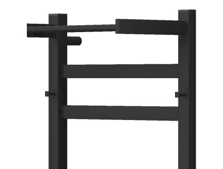 Полотенцесушитель Электрический «Apextermo» Terra, Лесенка, с Полкой, 40x80см, Черный Матовый (TR11184BM)