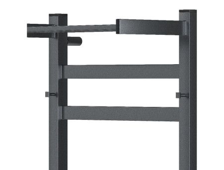 Полотенцесушитель Электрический «Apextermo» Terra, Лесенка, с Полкой, 40x60см, Вороненая Сталь (TR11164GF)