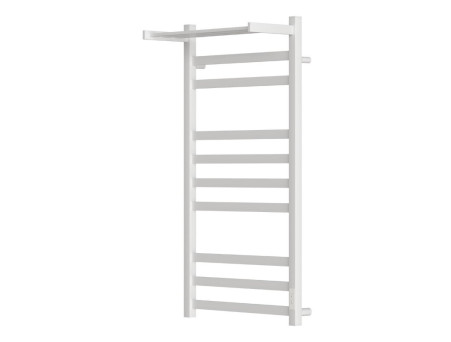 Полотенцесушитель Электрический «Apextermo» Terra, Лесенка, с Полкой, 50x100см, Белый Матовый (TR01105WM)