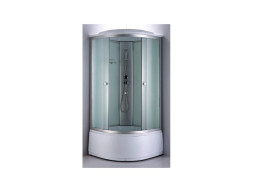 Душевая Кабина «Дана» 718W, Высокий Поддон, Четверть Круга, 90x90x215см
