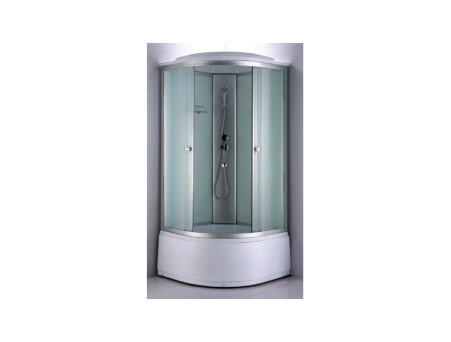 Душевая Кабина «Дана» 718W, Высокий Поддон, Четверть Круга, 90x90x215см