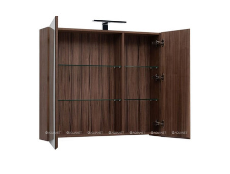 Зеркало-Шкаф «Aquanet» Нью-Йорк 100 Орех (00203955)