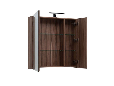 Зеркало-Шкаф «Aquanet» Нью-Йорк 85 Орех (00203954)