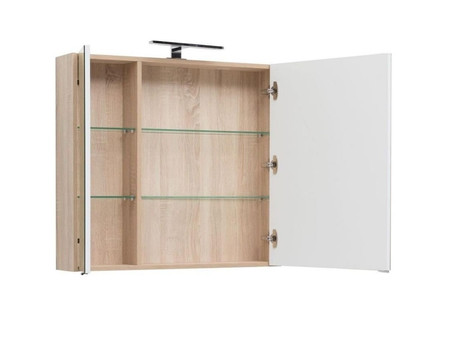 Зеркало-Шкаф «Aquanet» Остин 85 Дуб Сонома (00201729)