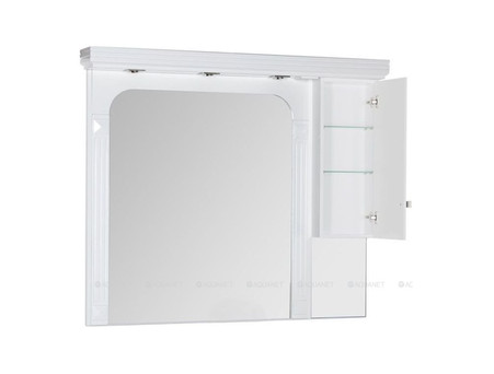 Зеркало-Шкаф «Aquanet» Фредерика 140 Белый (00171012)