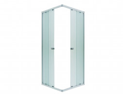 Душевой Уголок «MarkaOne» Irida, Профиль Белый, 80x80x185 (4604613341398)