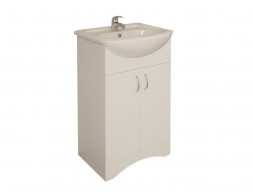 Тумба с Раковиной «MarkaOne» Уют 50н, Белая (4604613302122)