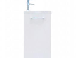 Тумба с Раковиной «MarkaOne» Ноктюрн 40п, Белый Глянец (4604613315306)