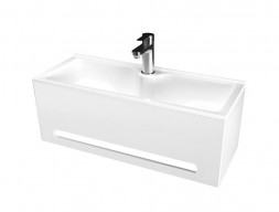 Панель с Раковиной «MarkaOne» Tiny S 60, Белый Глянец (4604613341794)
