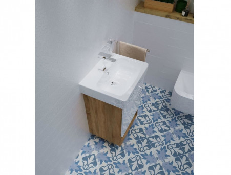 Тумба с Раковиной «MarkaOne» Tera 50н, Дуб Сонома (4604613340742)