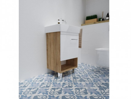 Тумба с Раковиной «MarkaOne» Tera 50н, Дуб Сонома (4604613340742)