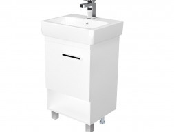 Тумба с Раковиной «MarkaOne» Tera 55н, Белый Глянец (4604613337070)