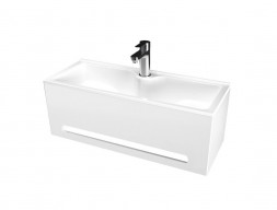 Панель с Раковиной «MarkaOne» Tiny S 50, Белый Глянец (4604613347222)