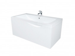 Тумба с Раковиной «MarkaOne» Этюд 75п, Белый Глянец (4604613326142)