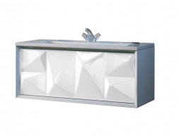 Тумба с Раковиной «MarkaOne» Romb 90п White (4604613329563)