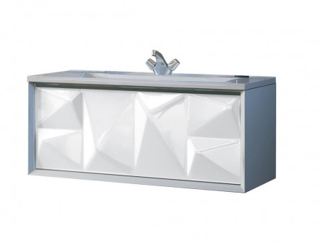 Тумба с Раковиной «MarkaOne» Romb 90п White (4604613329563)