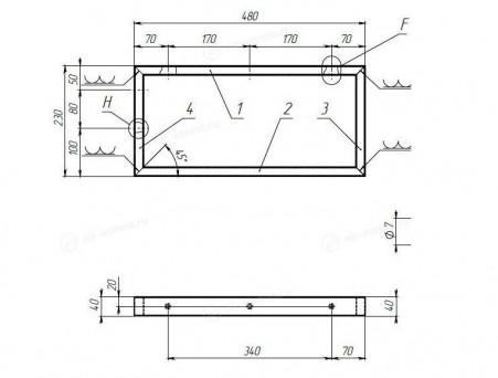 Тумба с Раковиной «MarkaOne» Grunge Loft 100п Бетон Темно-серый, 1 Ящик (4604613352103)