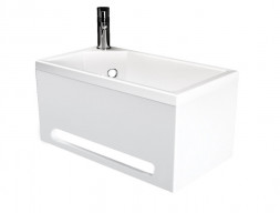 Панель с Раковиной «MarkaOne» Tiny Xs Mini L, Белый Глянец (4604613342623)