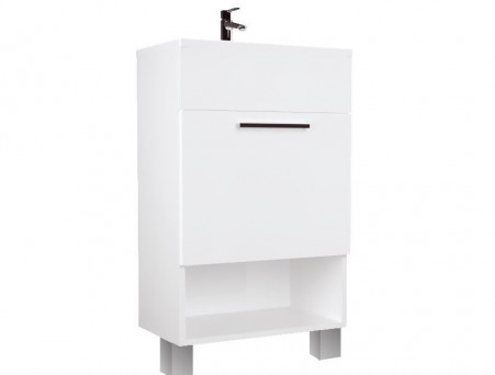 Тумба с Раковиной «MarkaOne» July 50н, Белый Глянец (4604613342616)