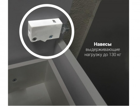 Тумба с Раковиной «MarkaOne» Этюд 90п, Белый Глянец (4604613326159)