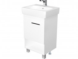 Тумба с Раковиной «MarkaOne» Tera 60н, Белый Глянец (4604613337087)