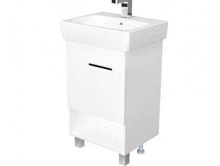 Тумба с Раковиной «MarkaOne» Tera 60н, Белый Глянец (4604613337087)