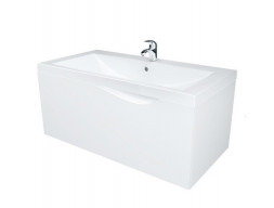 Тумба с Раковиной «MarkaOne» Этюд 100п, Белый Глянец (4604613317362)