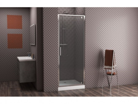 Душевая Дверь в Нишу «Bravat» Drop 1000x2000, Распашная Дверь, Easy Clean Glass (BD100.4110A)